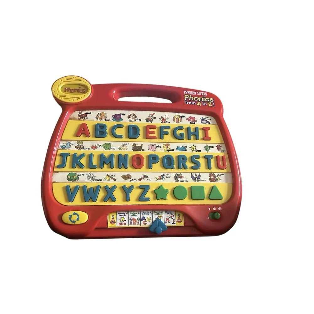 Vintage VTech Little Smart Phonics From A To Z Learning‎ Tablet Toy WORKS